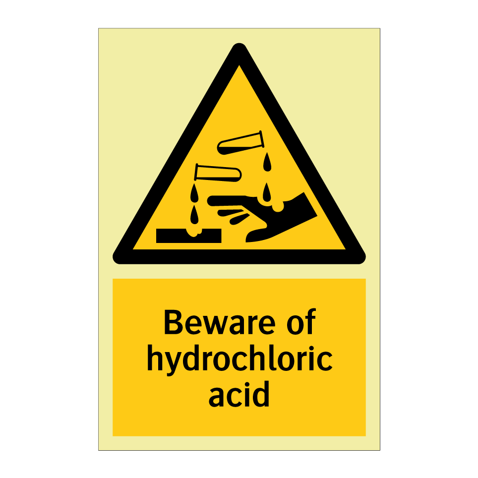 Beware of hydrochloric acid