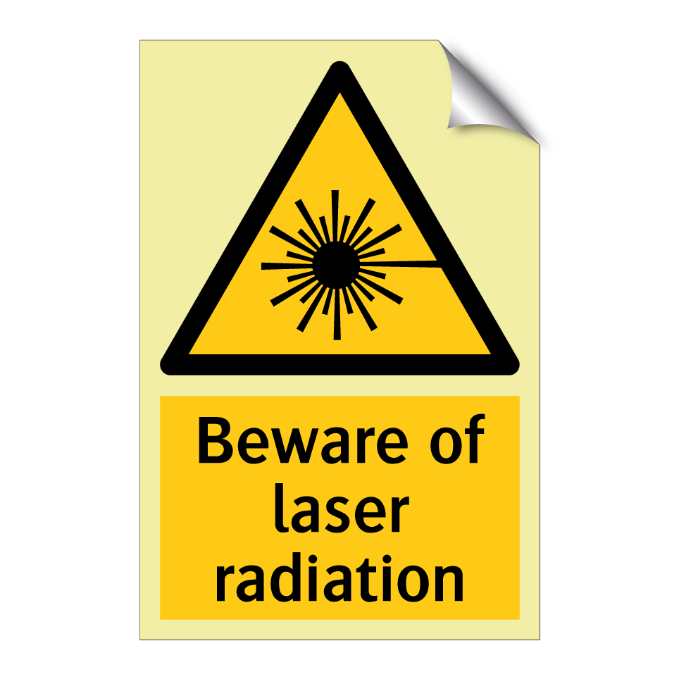 Beware of laser radiation