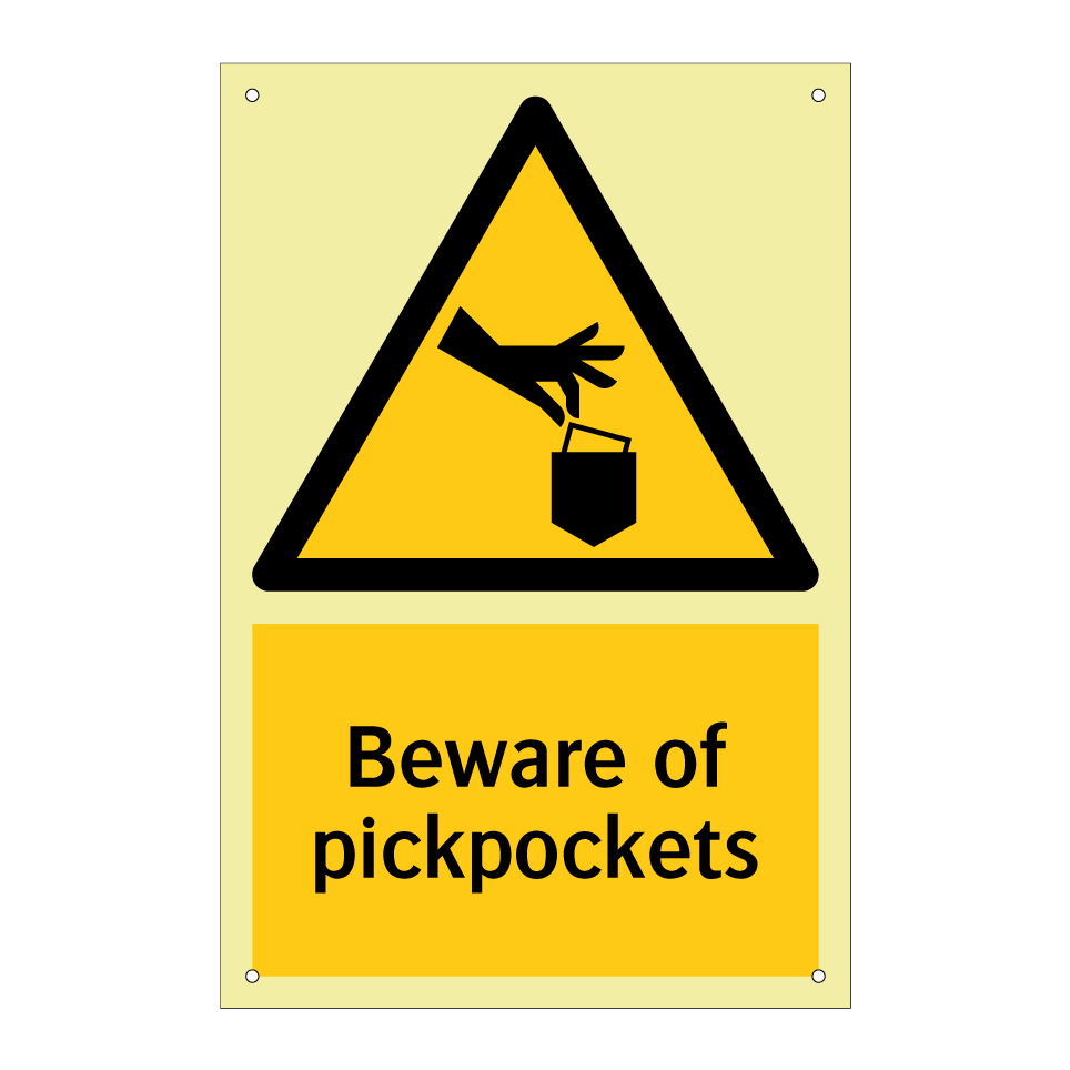 Beware of pickpockets