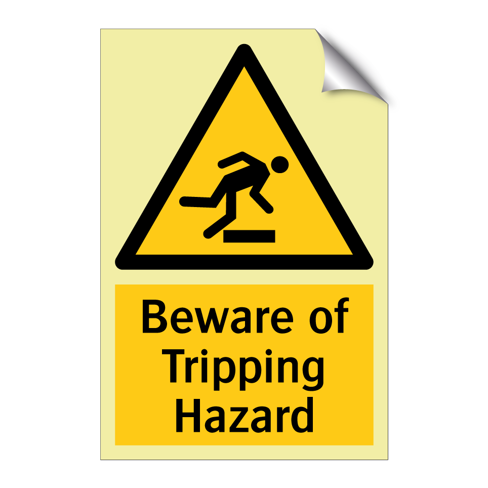 Beware of Tripping Hazard