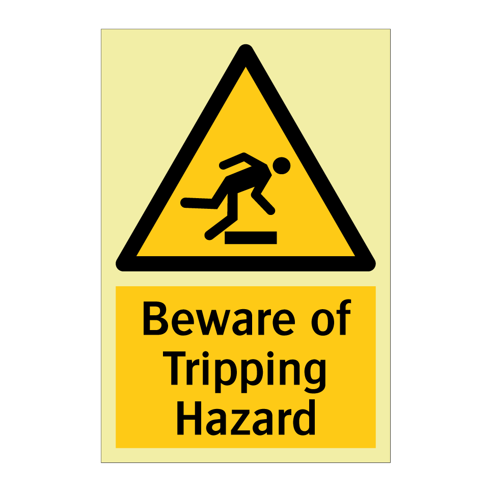 Beware of Tripping Hazard