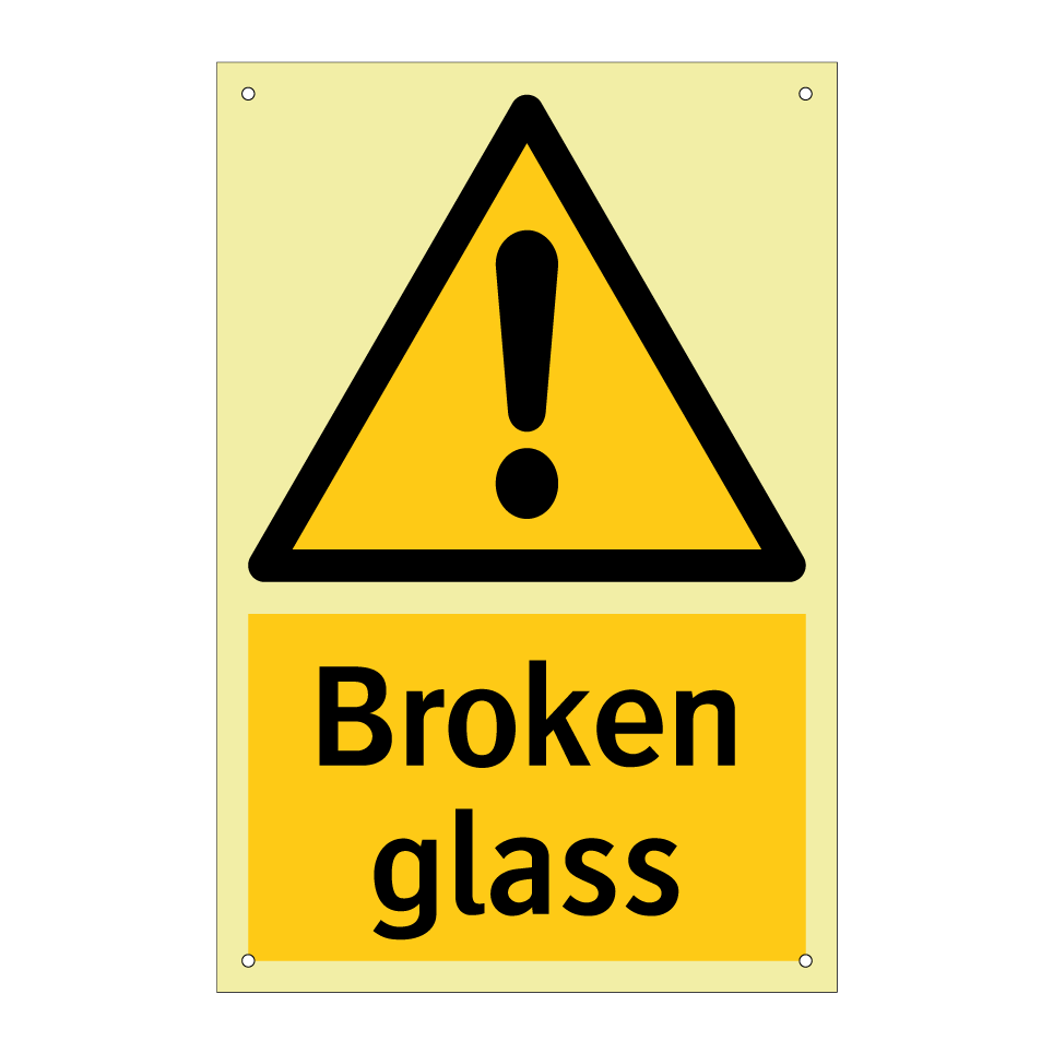 Broken glass
