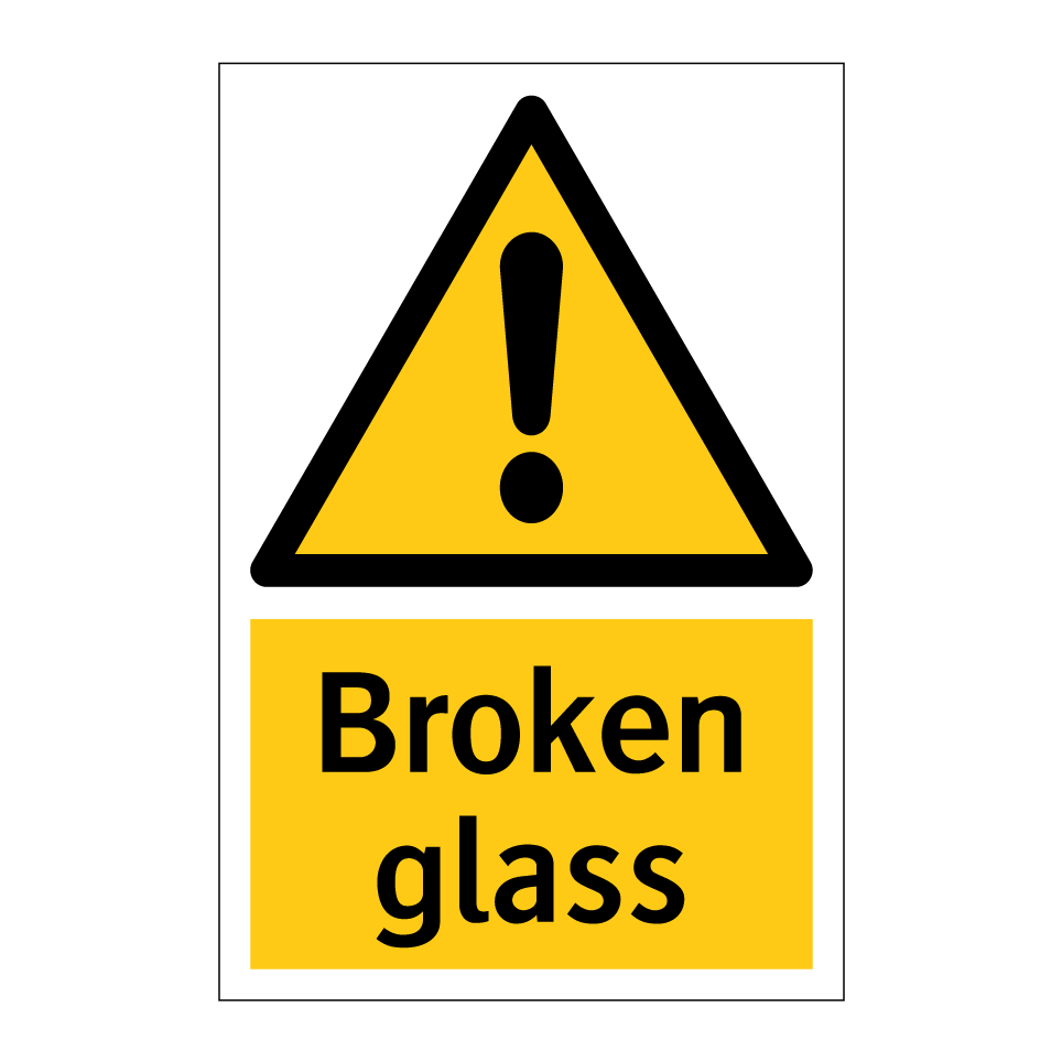 Broken glass