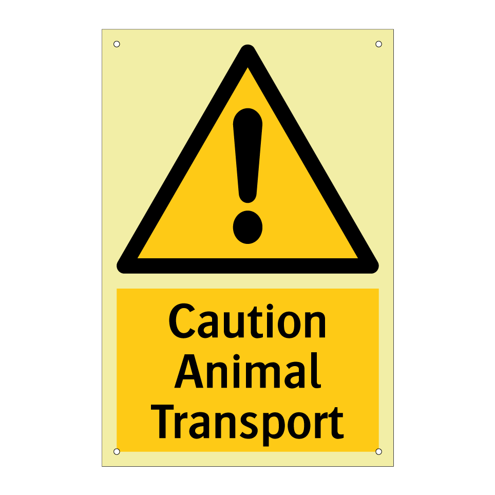Caution Animal Transport