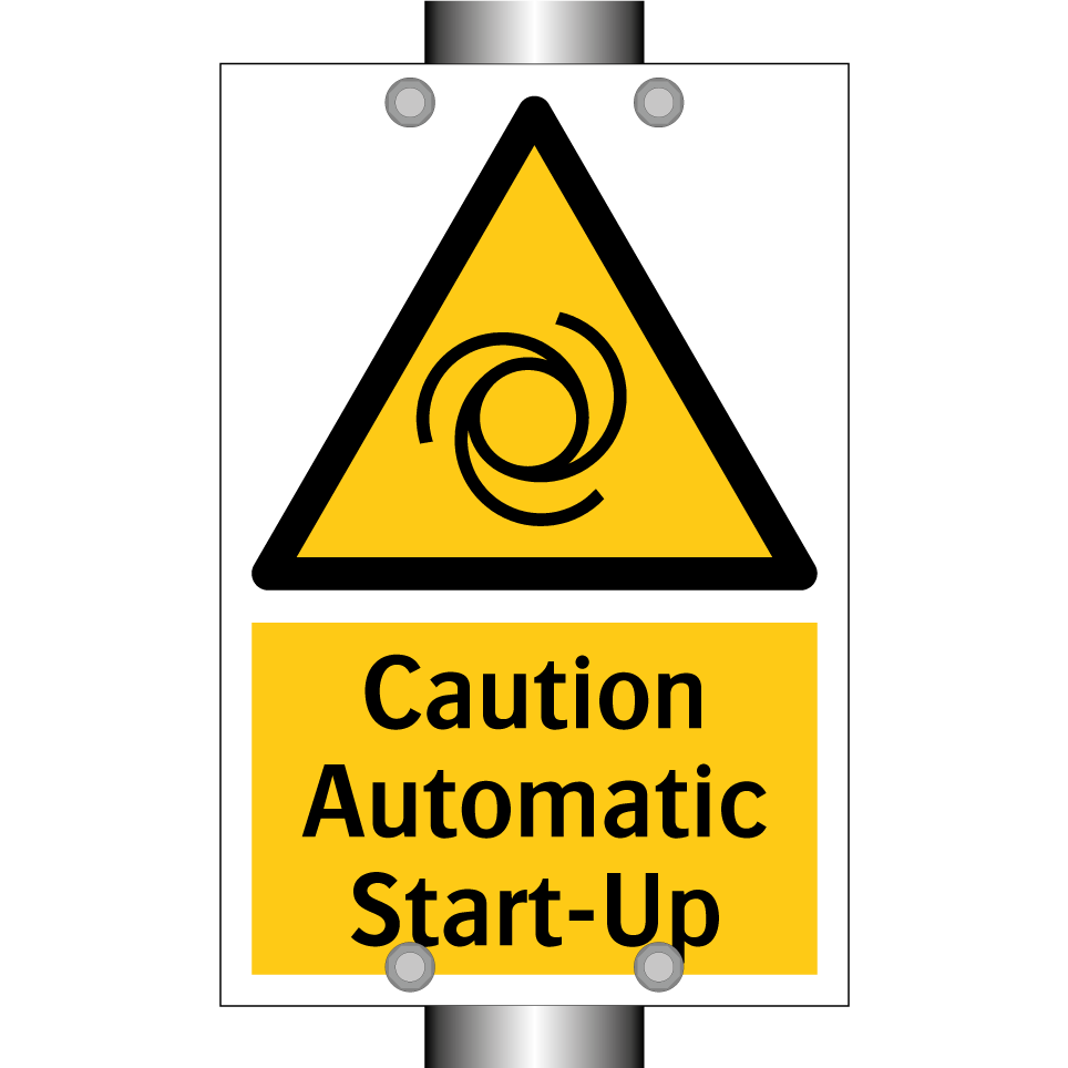 Caution Automatic Start-Up