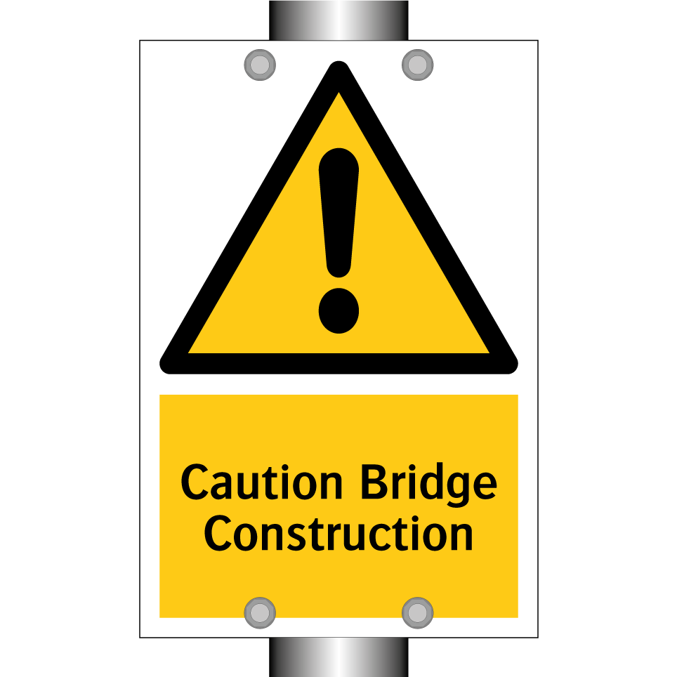 Caution Bridge Construction