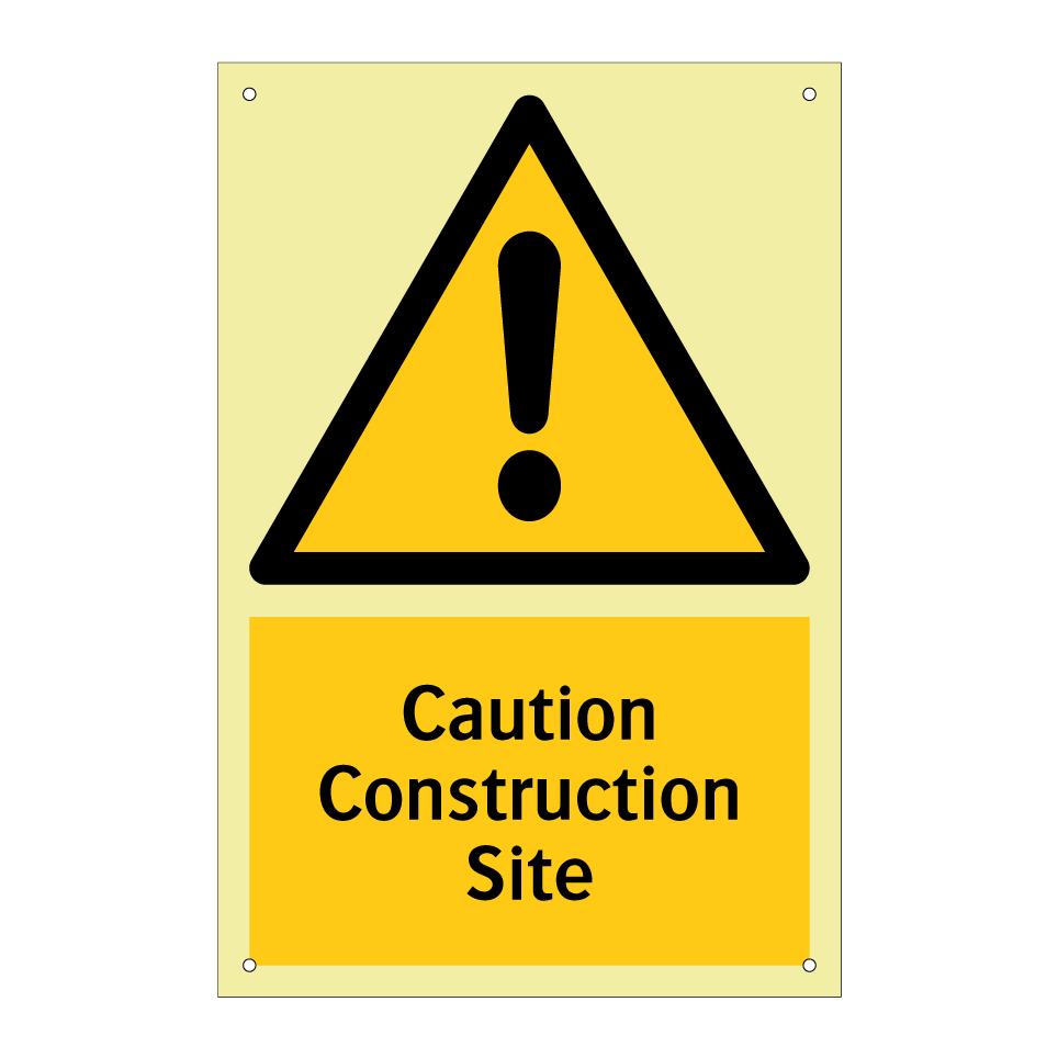 Caution Construction Site