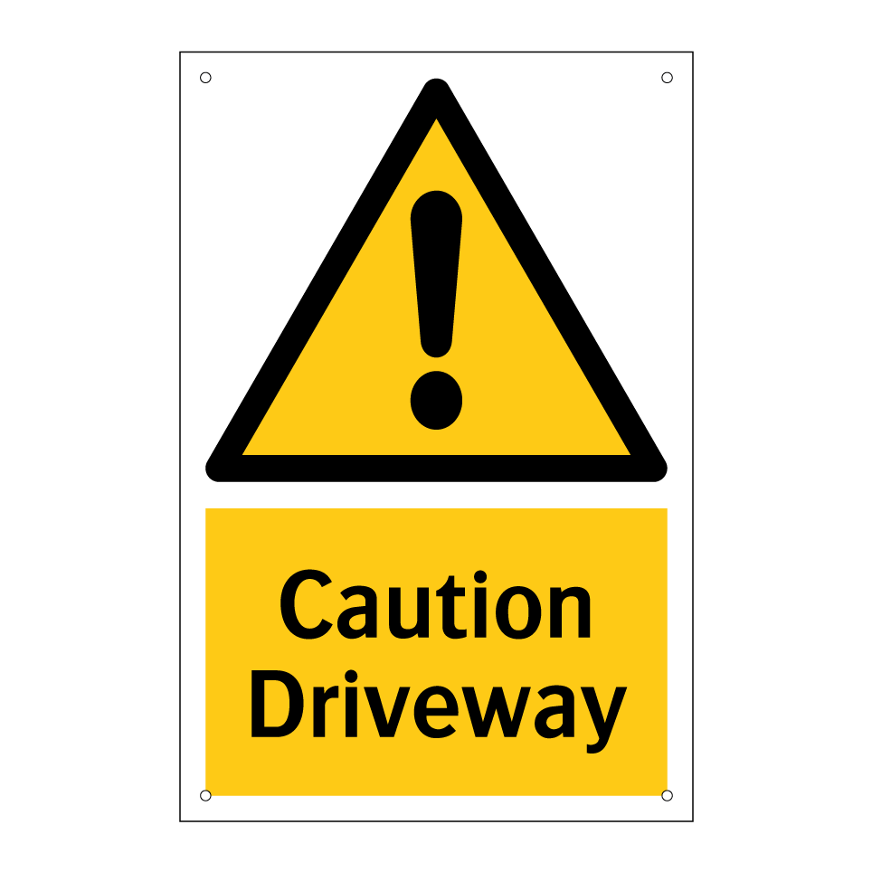 Caution Driveway