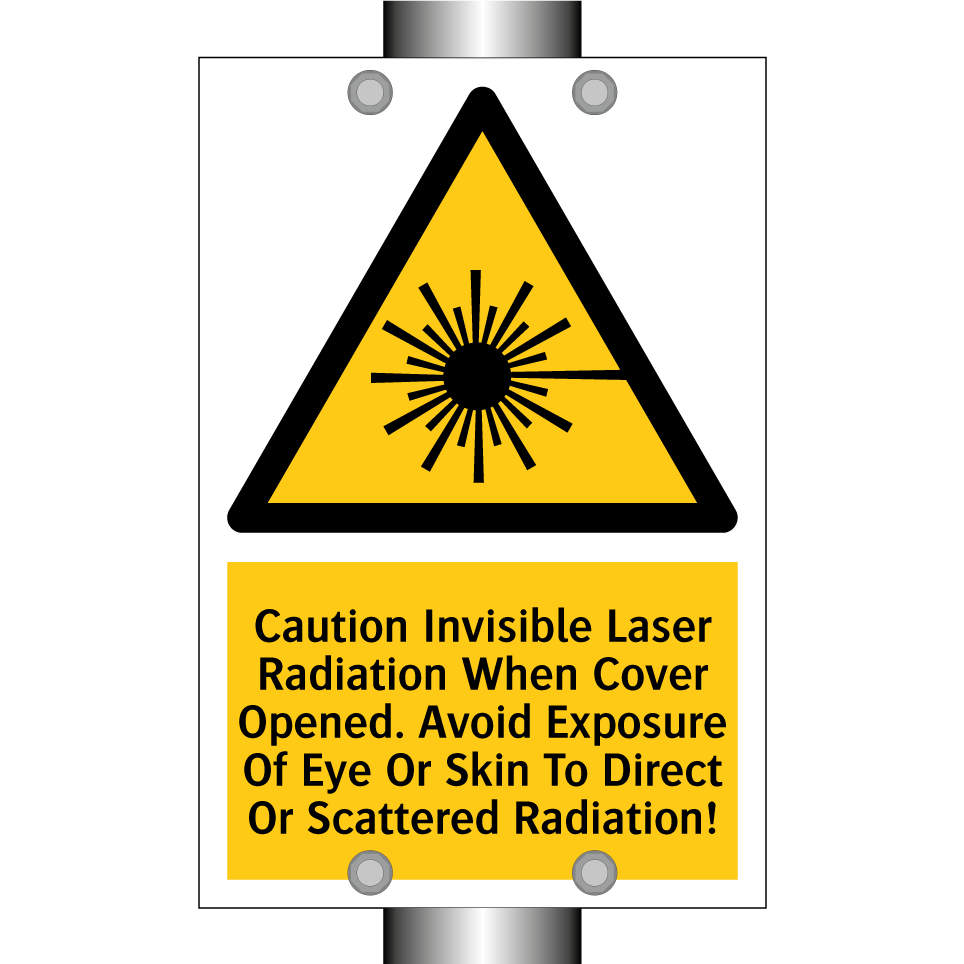 Caution Invisible Laser Radiation When Cover Opened. Avoid Exposure Of Eye Or Skin To Direct Or Scattered Radiation!