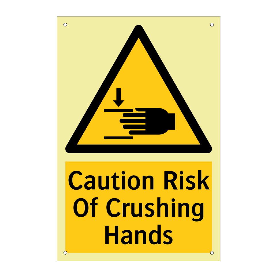Caution Risk Of Crushing Hands