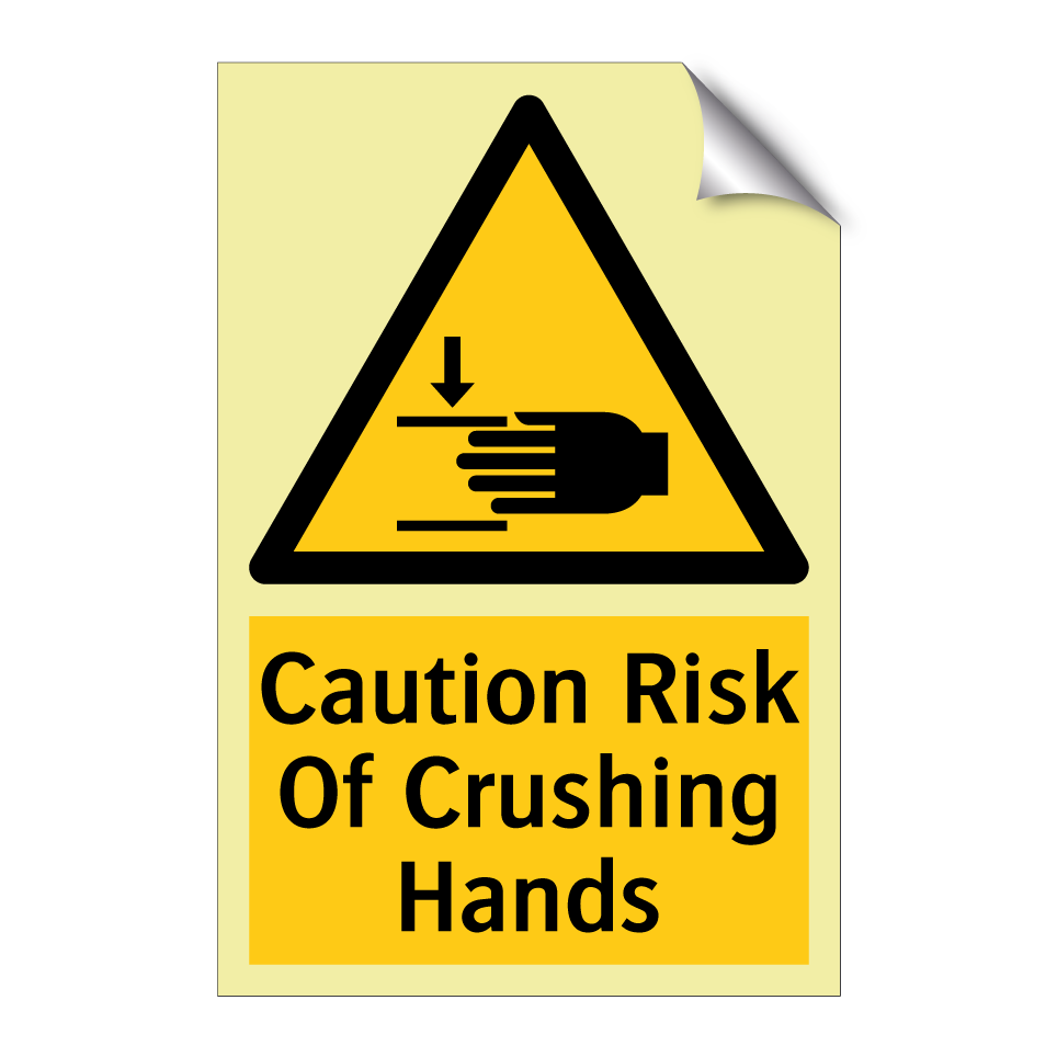 Caution Risk Of Crushing Hands