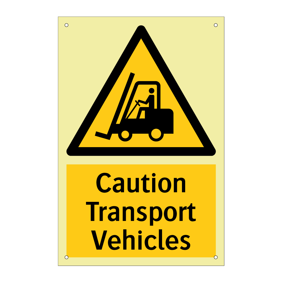Caution Transport Vehicles