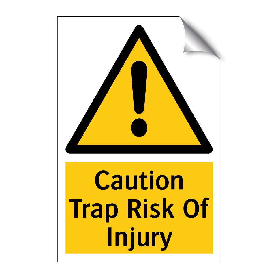 Caution Trap Risk Of Injury