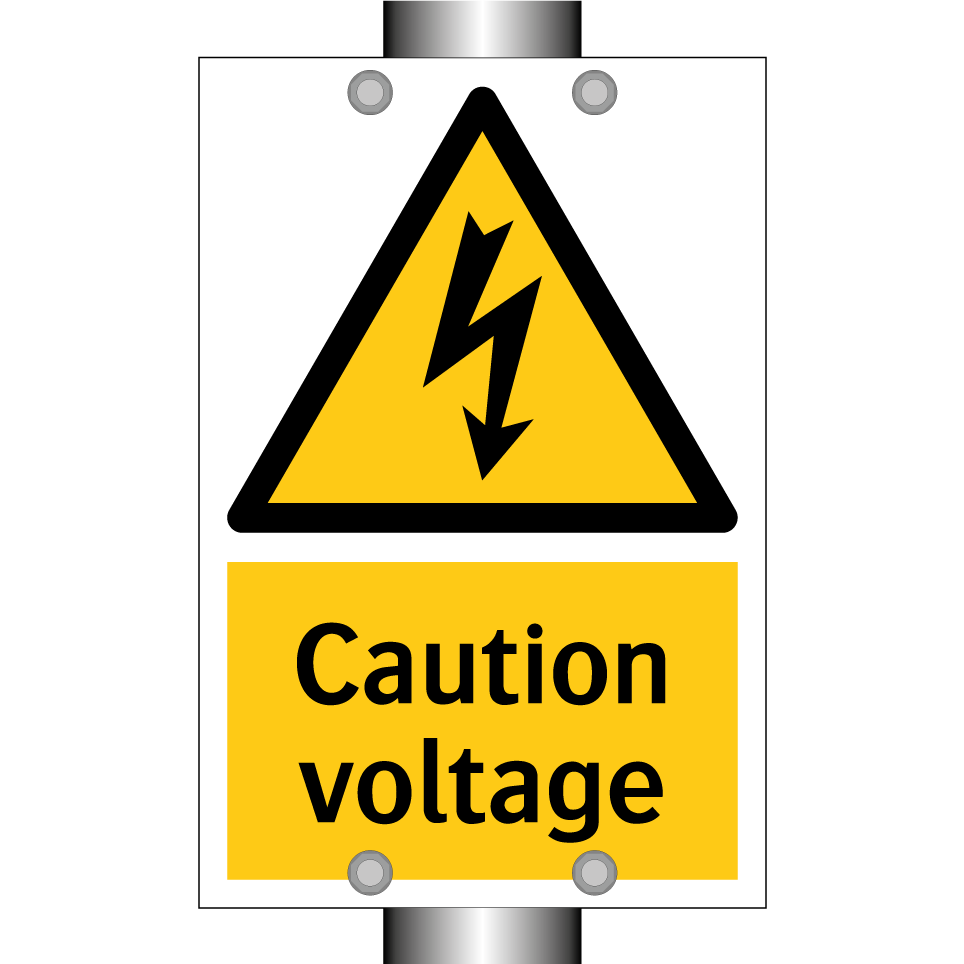 Caution voltage