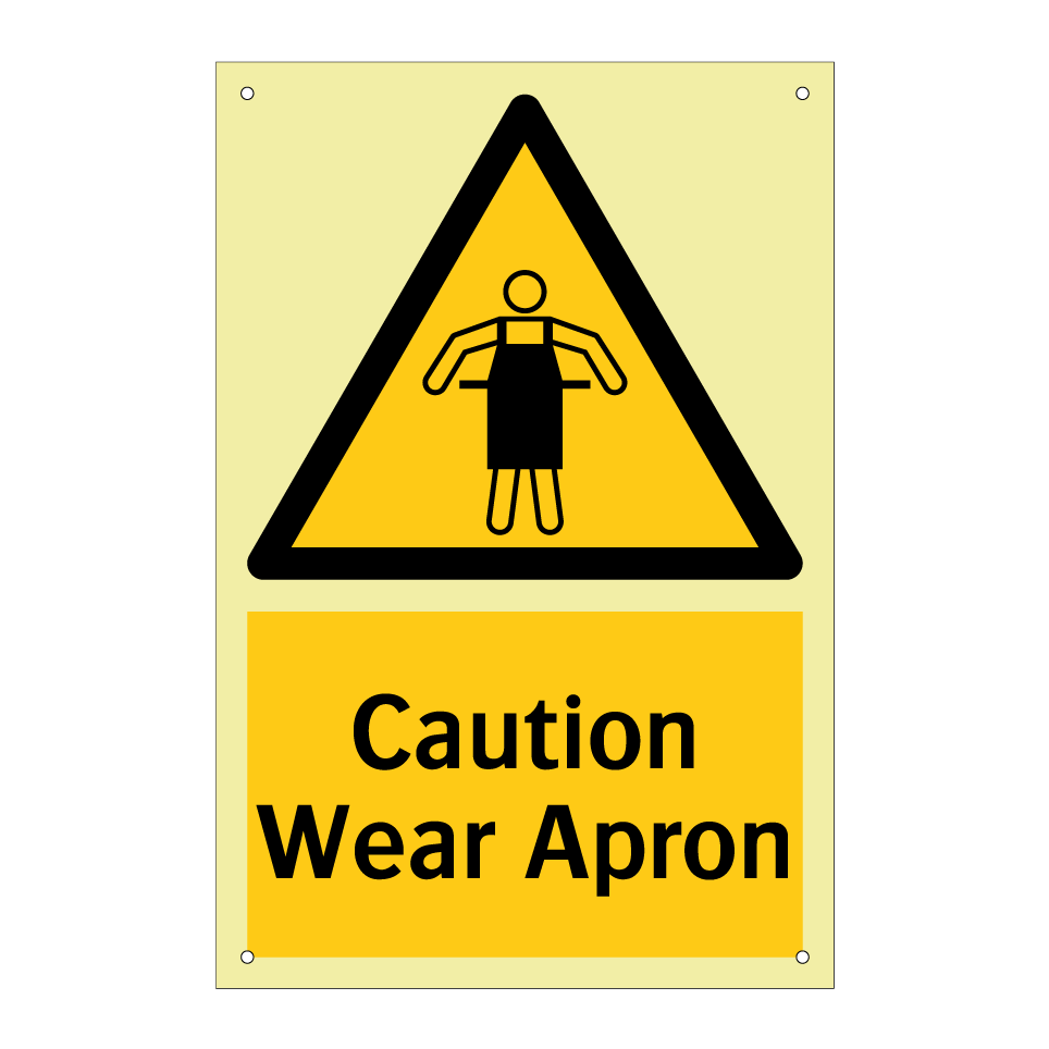 Caution Wear Apron