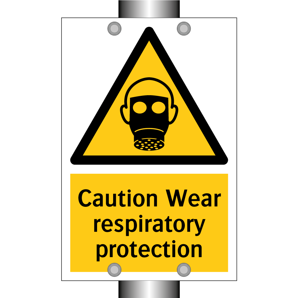 Caution Wear respiratory protection
