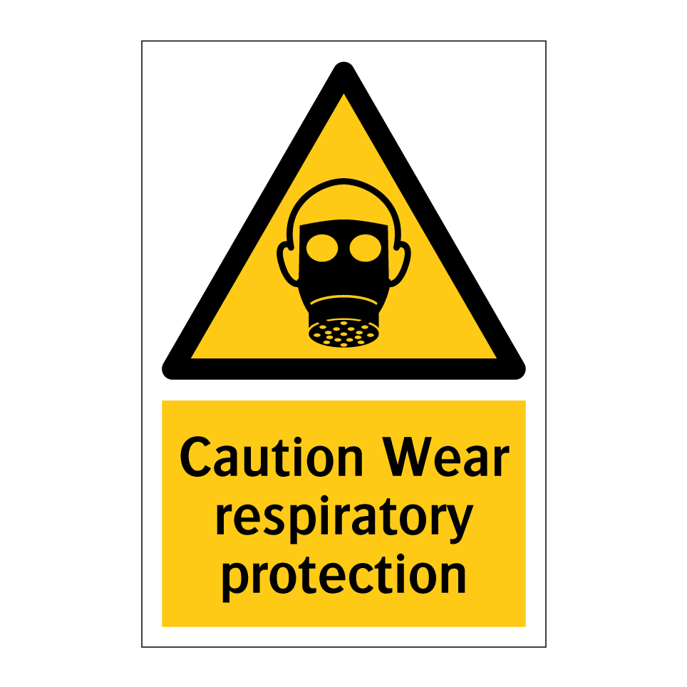 Caution Wear respiratory protection