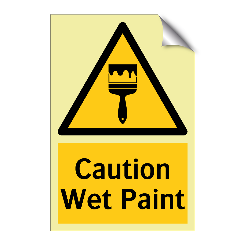 Caution Wet Paint