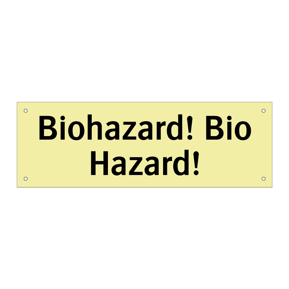 Biohazard! Bio Hazard!