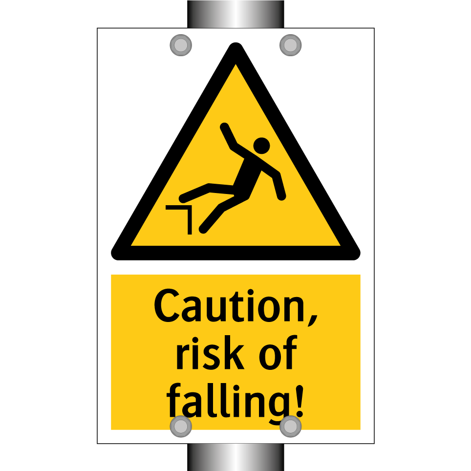 Caution, risk of falling!