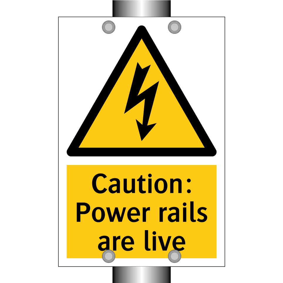Caution: Power rails are live