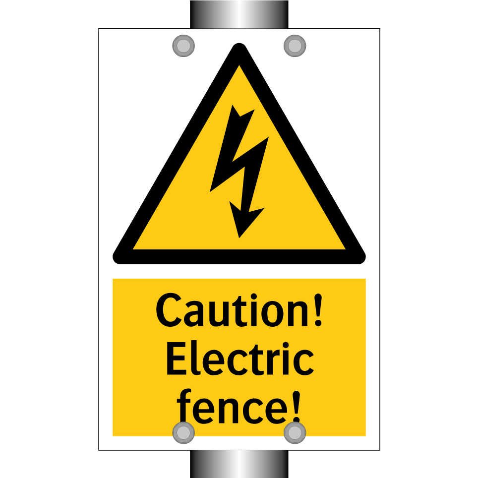 Caution! Electric fence!