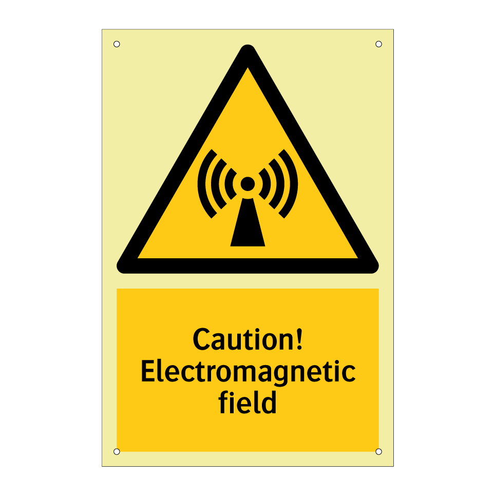 Caution! Electromagnetic field