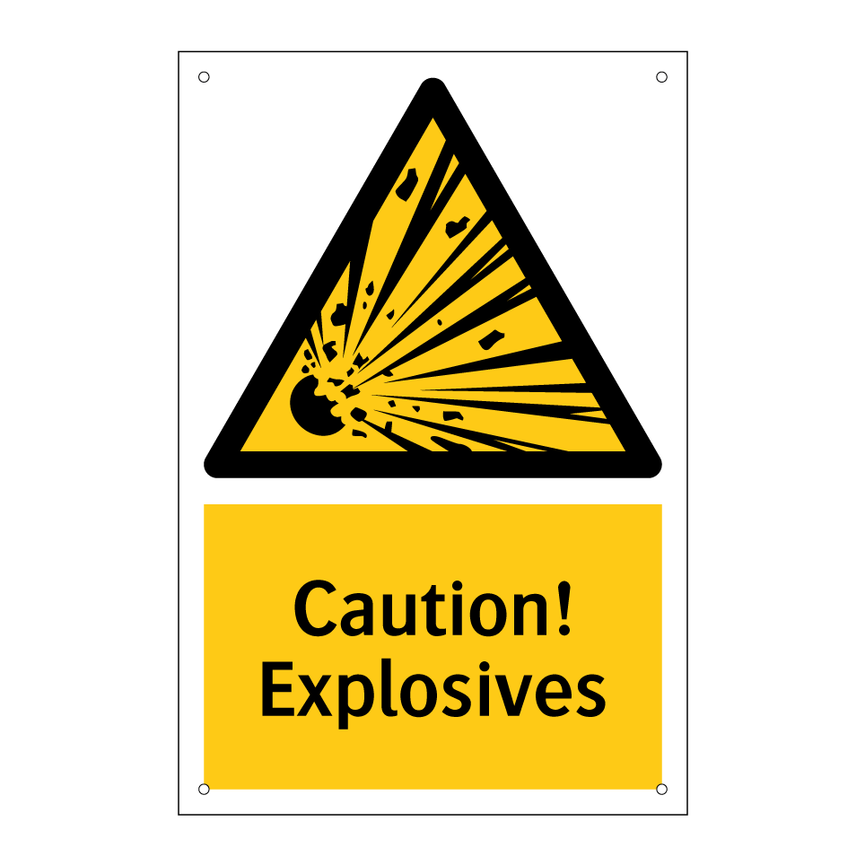 Caution! Explosives
