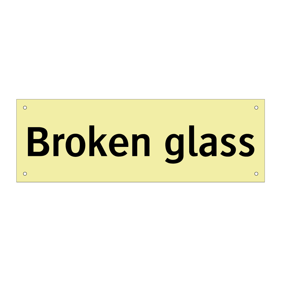 Broken glass