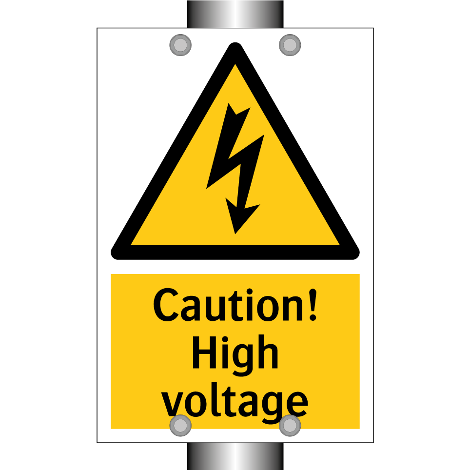 Caution! High voltage