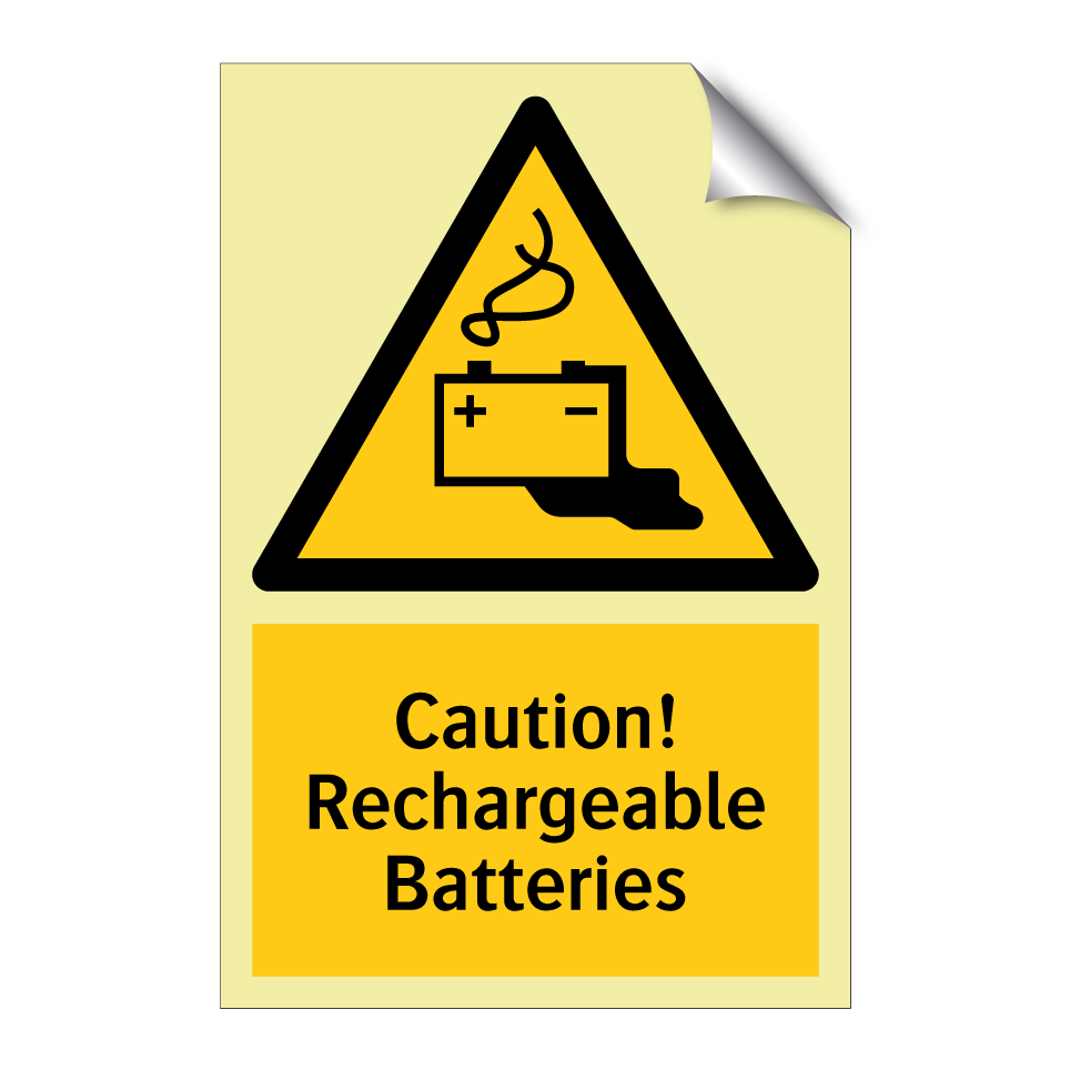 Caution! Rechargeable Batteries