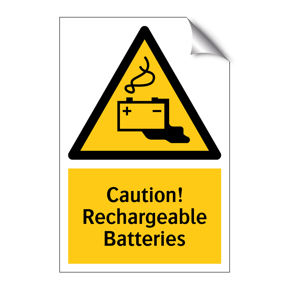 Caution! Rechargeable Batteries