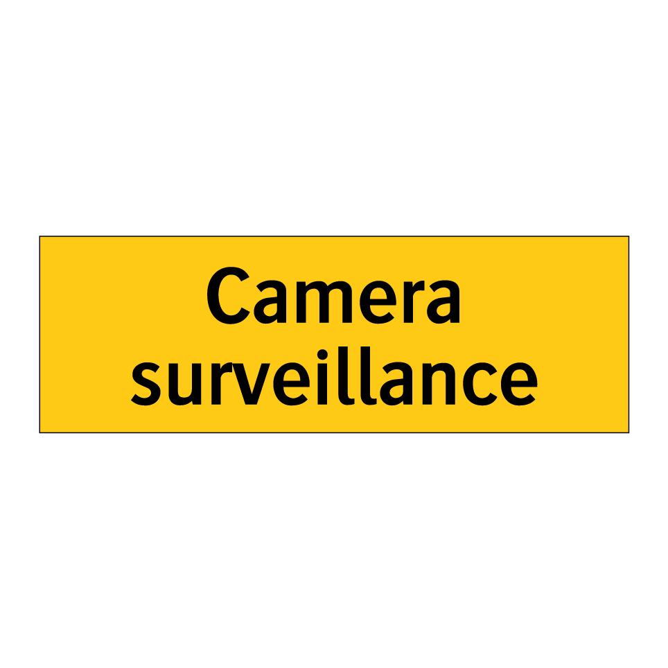 Camera surveillance