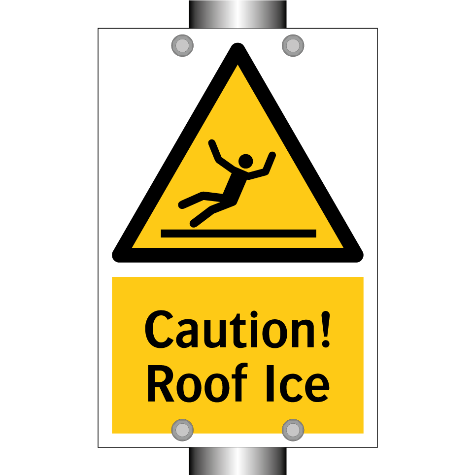 Caution! Roof Ice