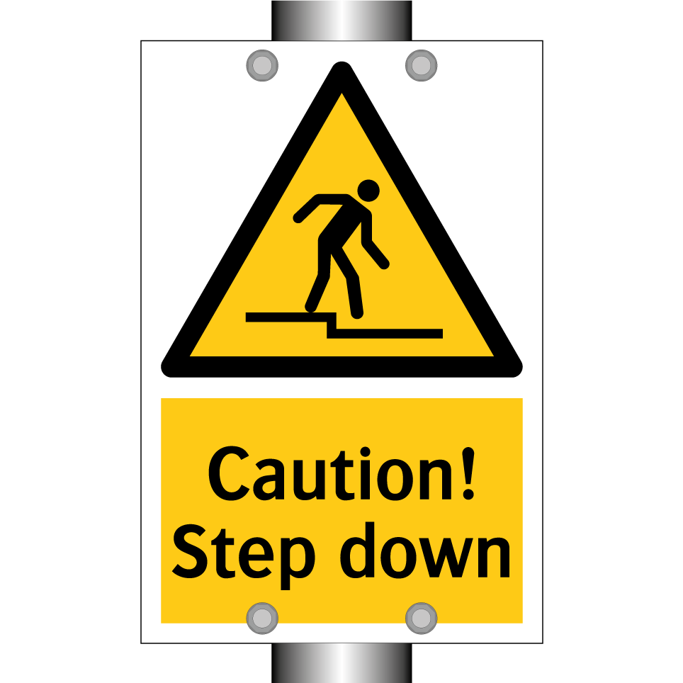Caution! Step down