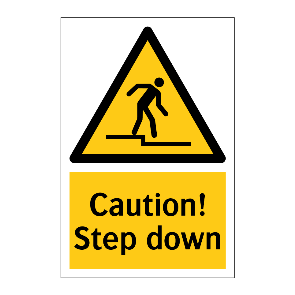 Caution! Step down