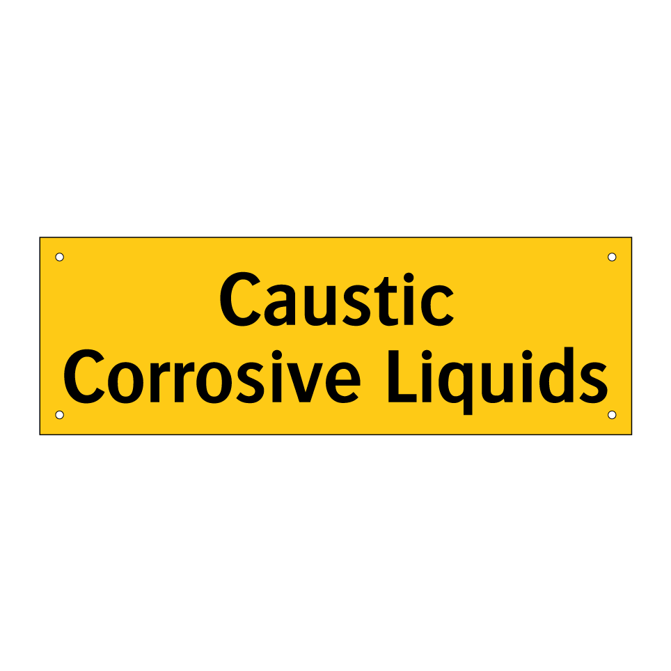 Caustic Corrosive Liquids