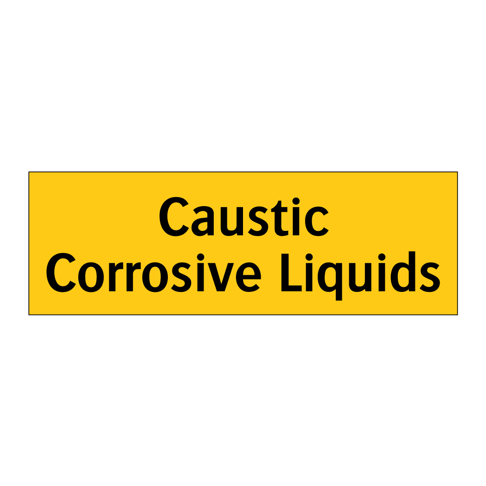 Caustic Corrosive Liquids