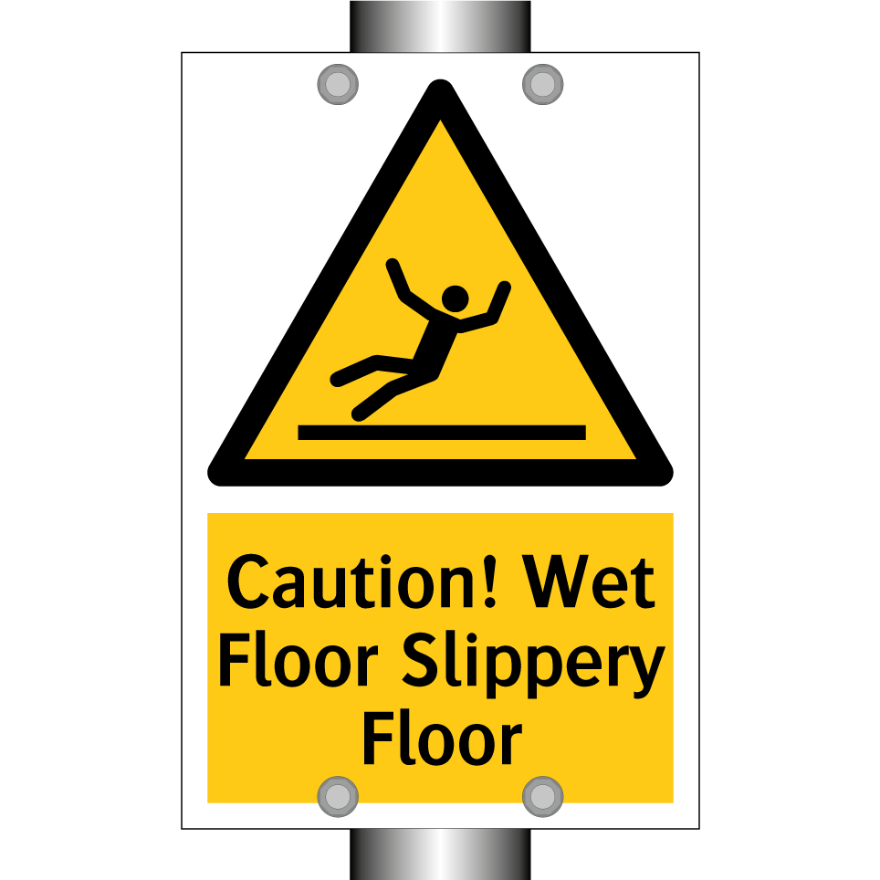 Caution! Wet Floor Slippery Floor