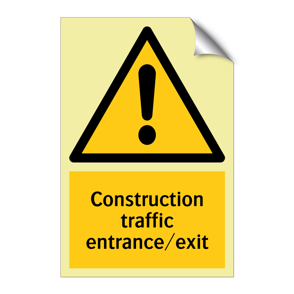 Construction traffic entrance/exit