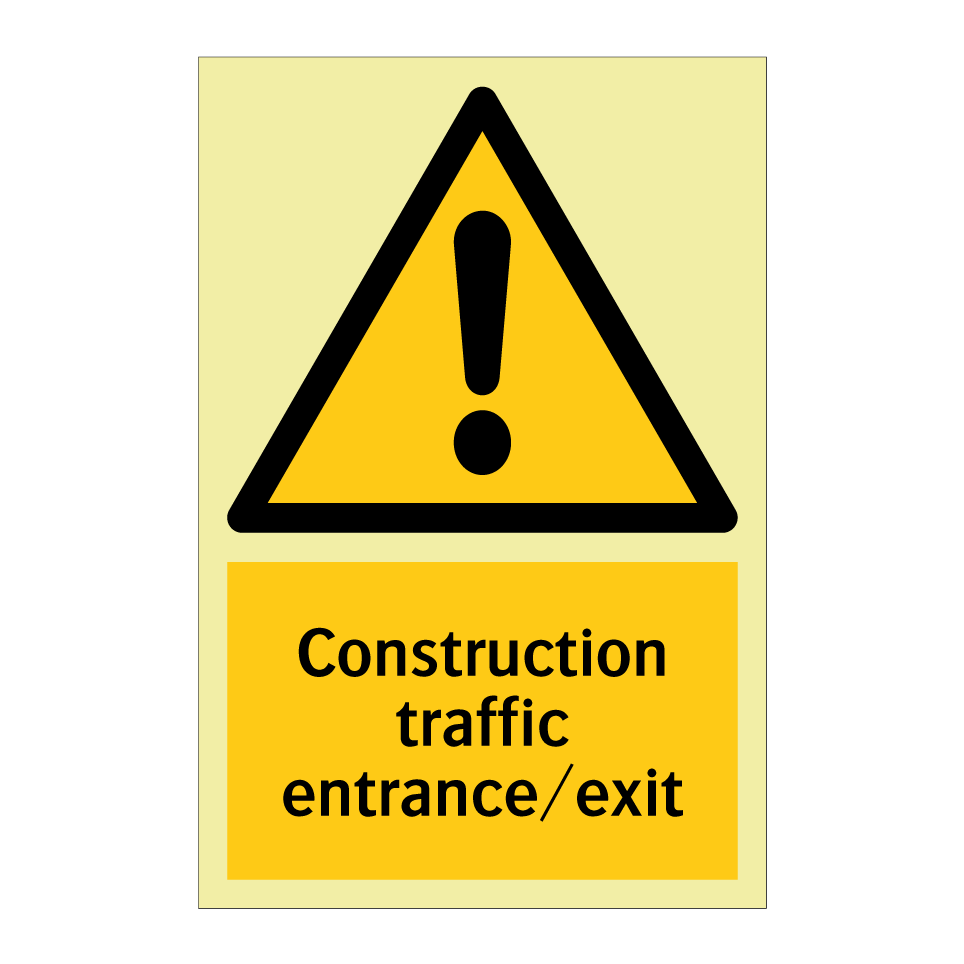 Construction traffic entrance/exit