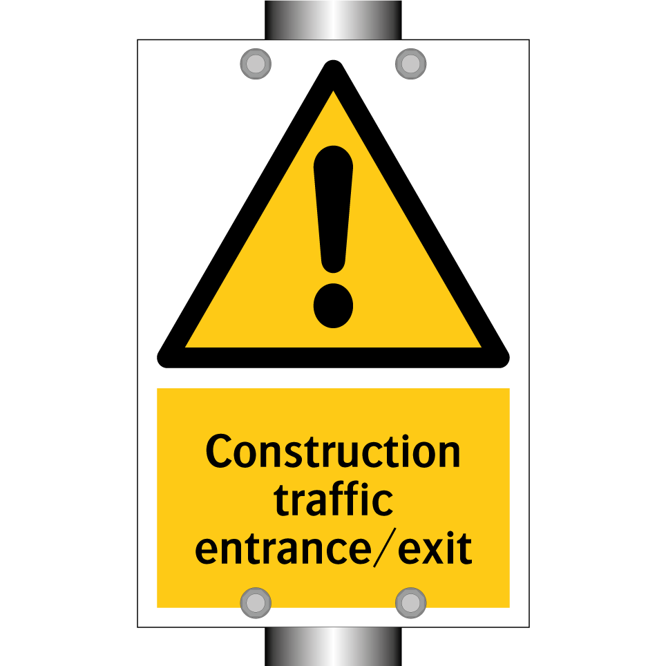 Construction traffic entrance/exit