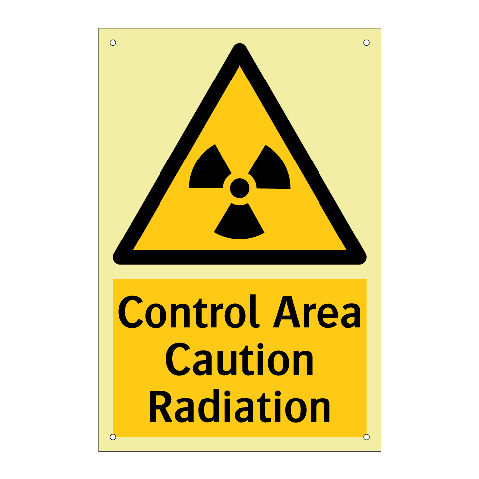 Control Area Caution Radiation