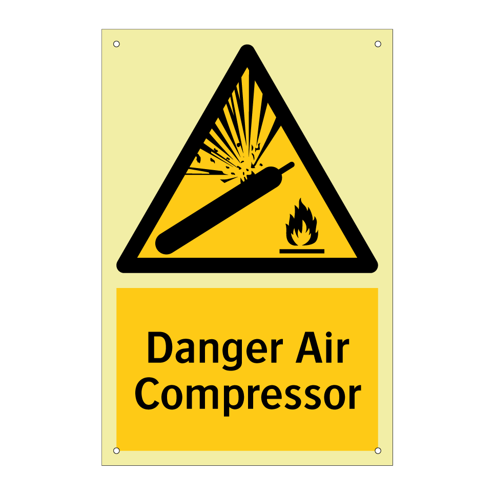 Danger Air Compressor