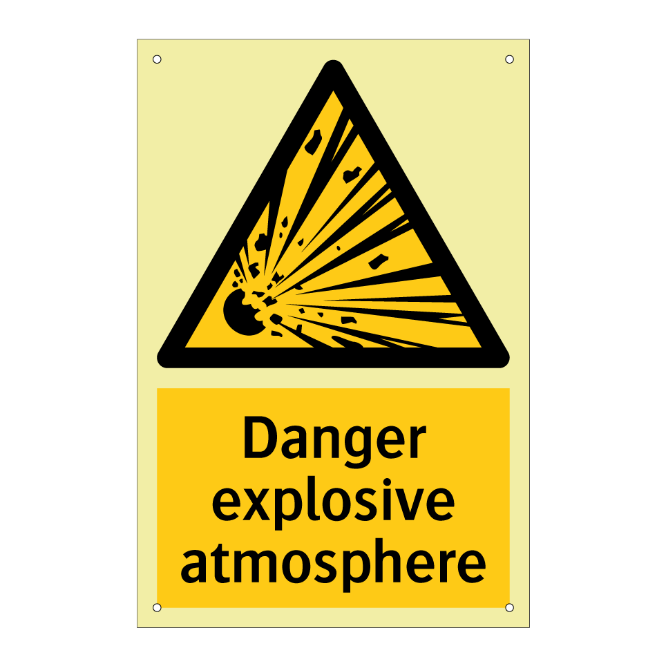 Danger explosive atmosphere