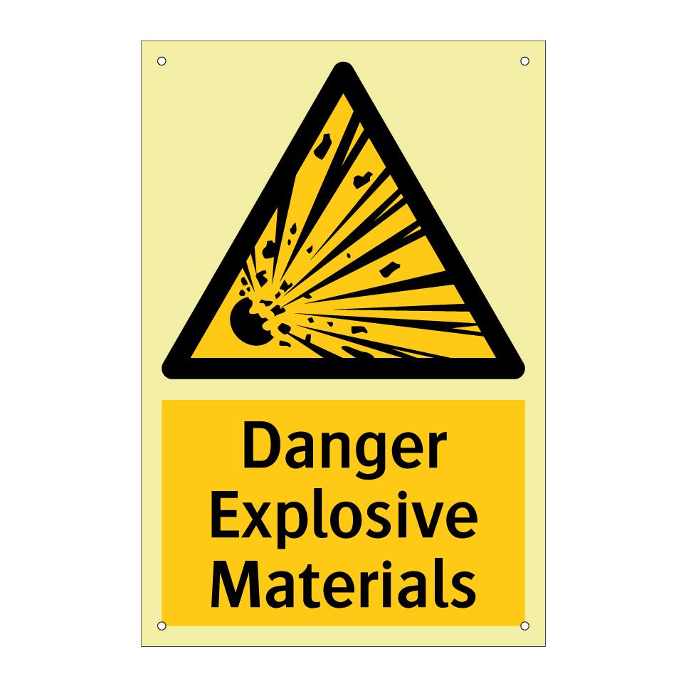 Danger Explosive Materials