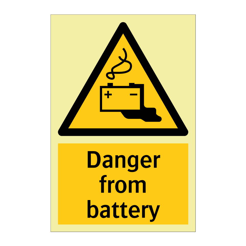 Danger from battery