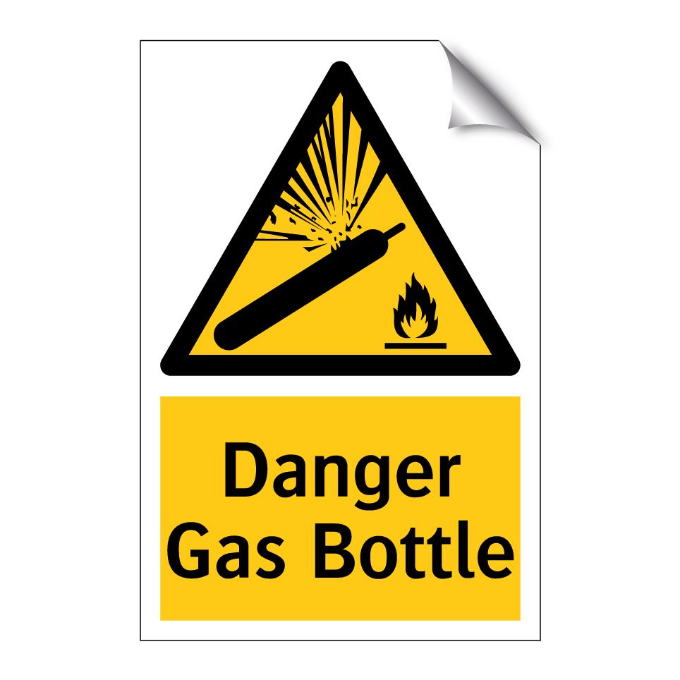 Danger Gas Bottle
