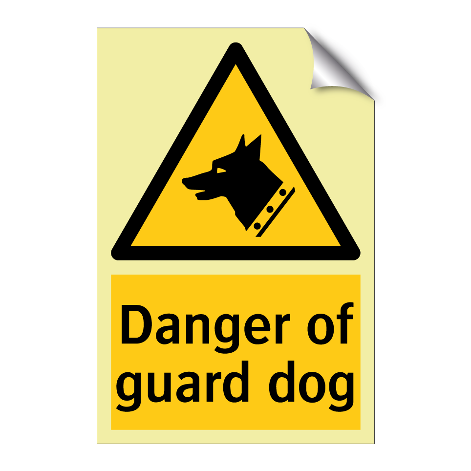 Danger of guard dog
