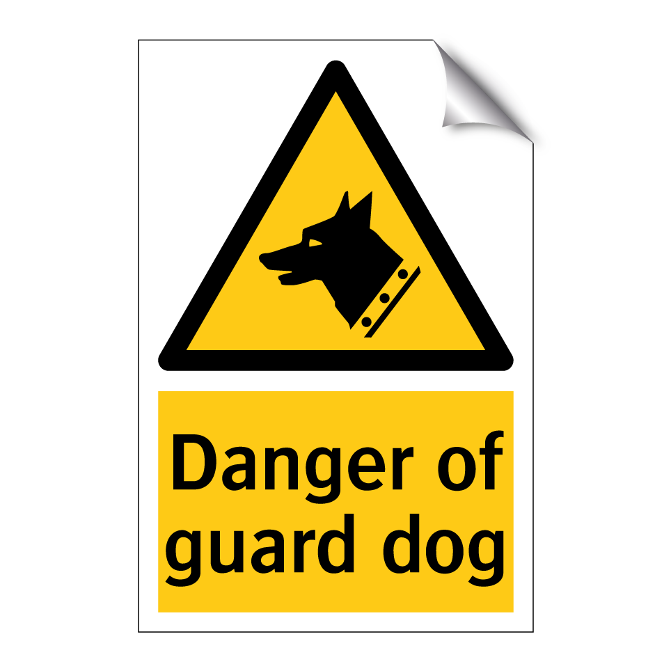 Danger of guard dog